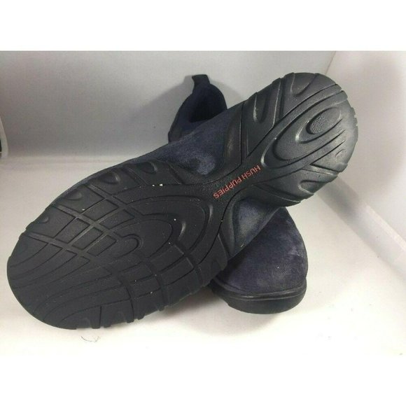 Hush Puppies Womens Shoes HP360 Size 10M Blue Suede Leather Slip On Loafer - Picture 6 of 7